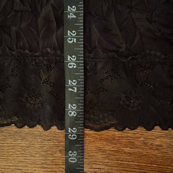 Maurices Plus Size 3X BLACK Stretchy Crinkle Lace Cami - Picture 5 of 11